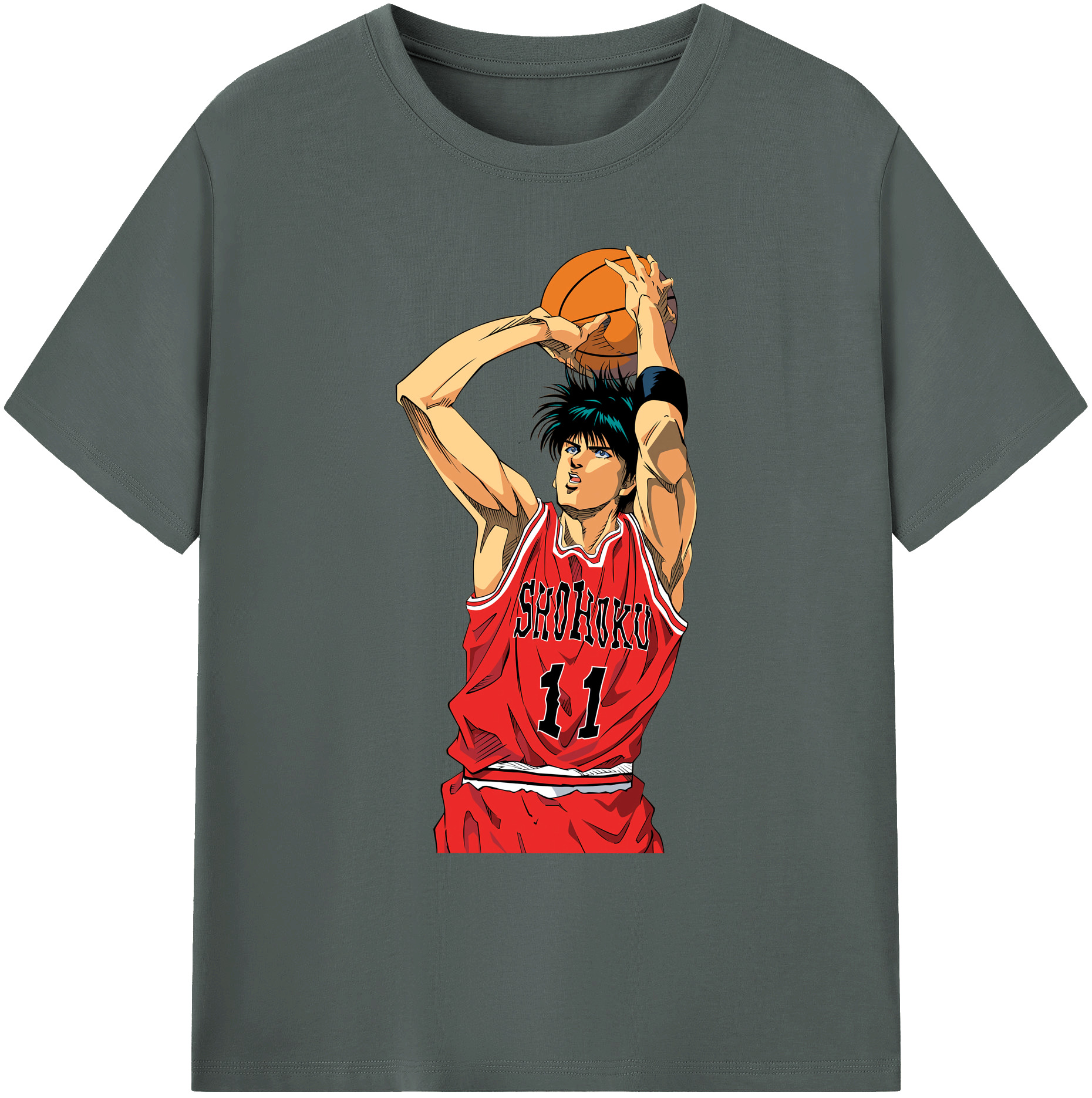 （画像用） SLAM DUNK／スラムダンク 綿100％ メンズ半袖Tシャツ｜肌触りやわらか＆通気性